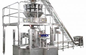 지퍼 포장 씰링 기계가있는 자동 회전식 doy 백