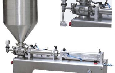 단일 헤드 피스톤 필러 점성 액체