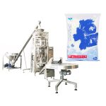 부피 측정 용 컵이있는 소금 세로 형 채우기 밀폐 기계